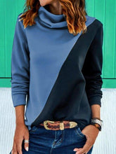 Long Sleeve Shift Turtleneck Shirts & Tops
