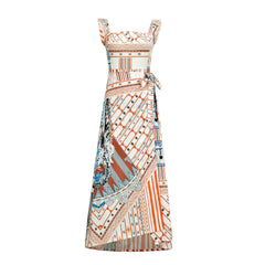 Floral Off shoulder Vent Skater Dresses