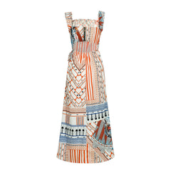 Floral Off shoulder Vent Skater Dresses