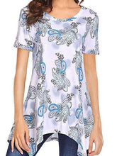 Floral Round neck Short sleeve T-Shirts
