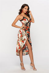 Floral Lace Vest Vocation Maxi Dresses