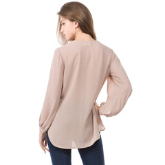V Neck Irregularity Loose T-Shirts