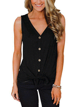Fashion V neck Cardigan Vests