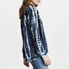 Floral Long sleeve Lapel Blouses
