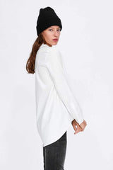 Fashion V neck Long sleeve Chiffon Blouses