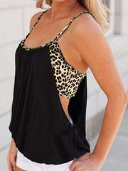 Leopard print Vest T-Shirts