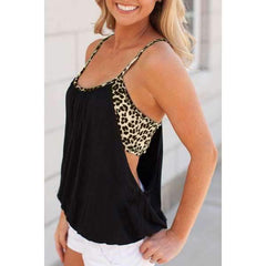 Leopard print Vest T-Shirts
