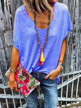 Summer Plain Short Sleeve T-shirts