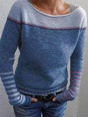 Fashion Round neck Long sleeve Sweaters