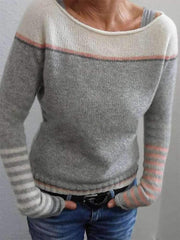 Fashion Round neck Long sleeve Sweaters