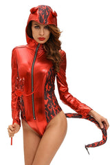 Halloween Cosplay evil Ox horn Hoodie jumpsuits