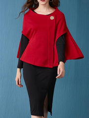 Long sleeve Round neck knit suit Bodycon Dresses