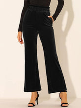 Tie Side Flare Leg Sports Pants