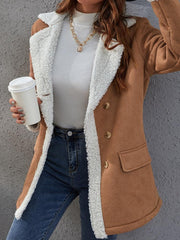 Flap Pocket Button Up Coat