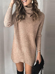 High neck warm plain good quality sweaters