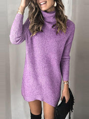 High neck warm plain good quality sweaters