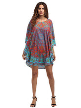 Floral Printed Loose Mini Dress