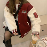 Hiphop Varsity Bomber Cyber Y2k Jacket