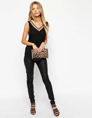 V neck Grenadine Vests