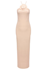 Awen Sequin Flower Maxi Dress