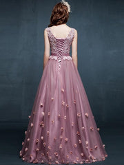 Lace Mesh Contrast Solid Color Sashes Deep V Neck Sleeveless Slip Evening Dresses
