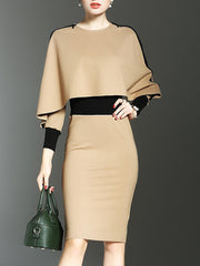 Two Way Color Block Bodycon Dress