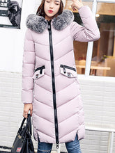 Hooded Quilted Longline Pocket Padded Coat