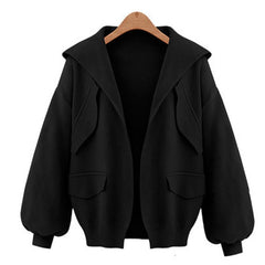 Hooded Simple Fashion Cardigan Coat