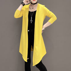 Large Size More Colors Woman Plain Coats