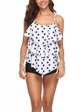 Large Size Pot Printed Sweet Woman Swimsuit Swimwear