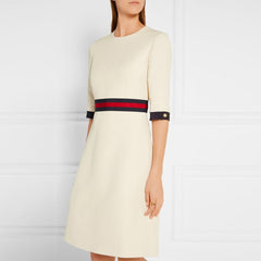 Three Colors Elegant Woman Skater Dress