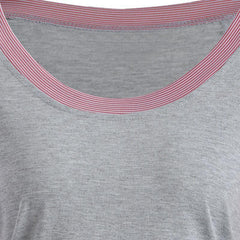 Striped Long Sleeved Patchwork T-Shirts