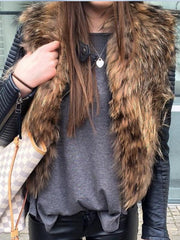 Faux Fur Fashion Waistcoat