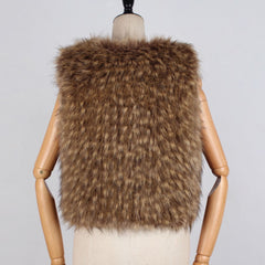 Faux Fur Fashion Waistcoat