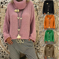 Fashionable And Casual Easy Turtleneck Sweater