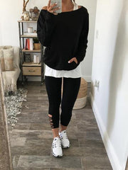 Two Pieces Long Sleeve Casual T-Shirts