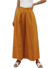 Linen loose new cotton trousers ladies trousers long pants