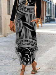 Long Sleeve Casual Maxi Dresses