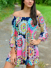 Floral Off shoulder Shift Dresses