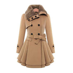 Trench Overcoat Peacoat Slim Fit Outwear