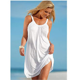 Summer Plus Vest Casual Shift Dresses