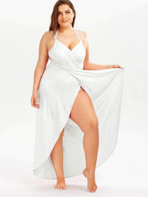 Fashion Summer Sexy Plus Cover up Vest Vacation Dresses