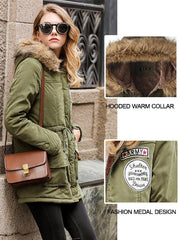 Hooded Warm camoFleece Winter Coats