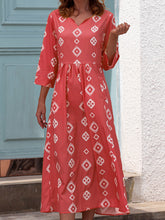 Half Sleeve V Neck Dresses summer maxi dresses for women