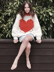 Ins Hot Fashion Knitting Loose Sweater Tops