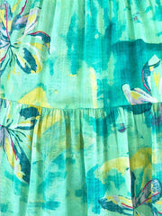 Floral Short Sleeve A-Line Casual Dresses