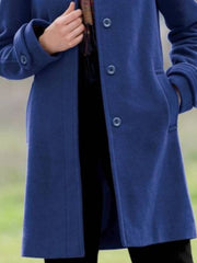 Lapel Long Sleeve Casual Outerwear