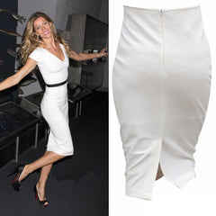 Knee-length Slim Midi Sexy Bodycon Skirts