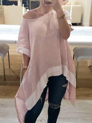 Swallowtail Cotton And Linen Top
