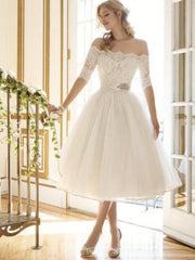 Girlish Sweetness Off-the-shoulder Evening Dress